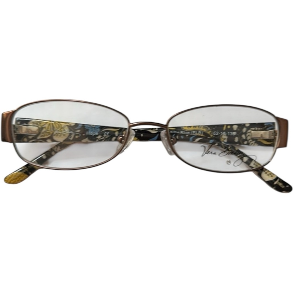 NWT Vera Bradley Prescription Eyeglasses Frames Hope Ellie Blue 52-16-135